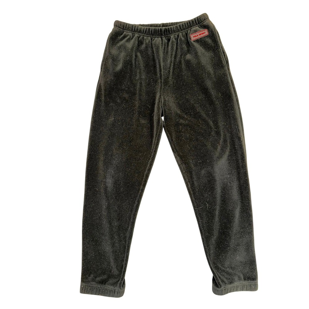 Polo Sport Ralph Lauren Fleece Pants Mens Black Polartec Ankle Zip 90s Small